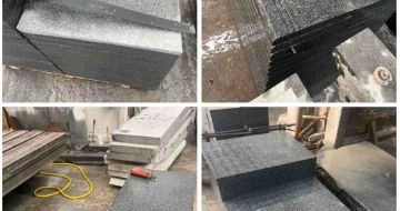 柳州 芝麻黑地铺石材