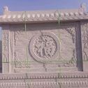 柳州 芝麻白花岗岩屏风，照壁，影壁