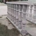 柳州 芝麻白圆形光面花瓶柱，栏杆