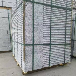 柳州 芙蓉白3公分厚磨圆边、拉槽，楼梯踏步