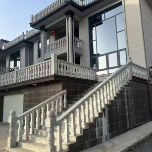 柳州 芝麻白别墅阳台栏杆，楼梯栏杆