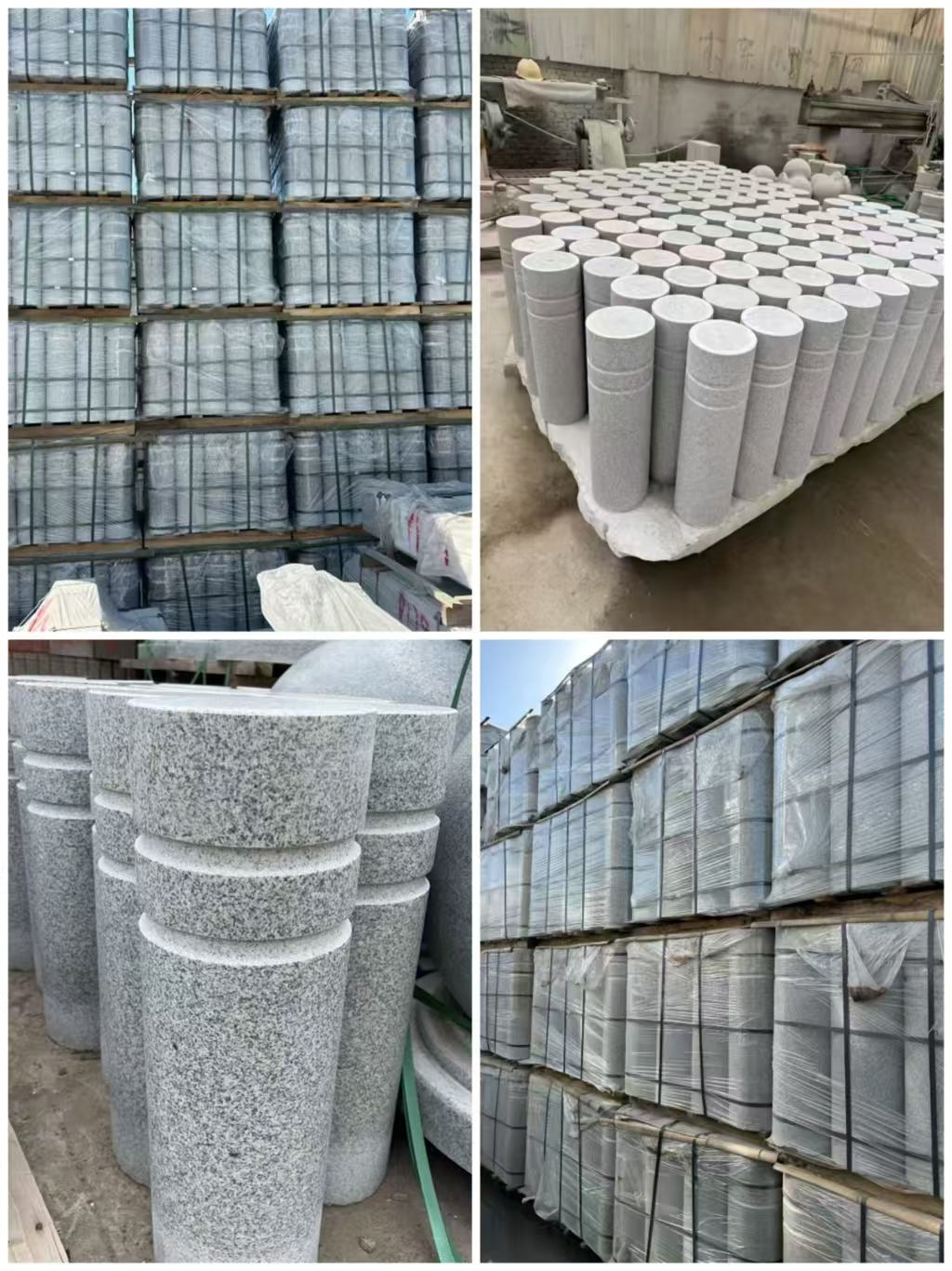 柳州 芝麻白花岗岩挡车柱、隔离柱多少钱