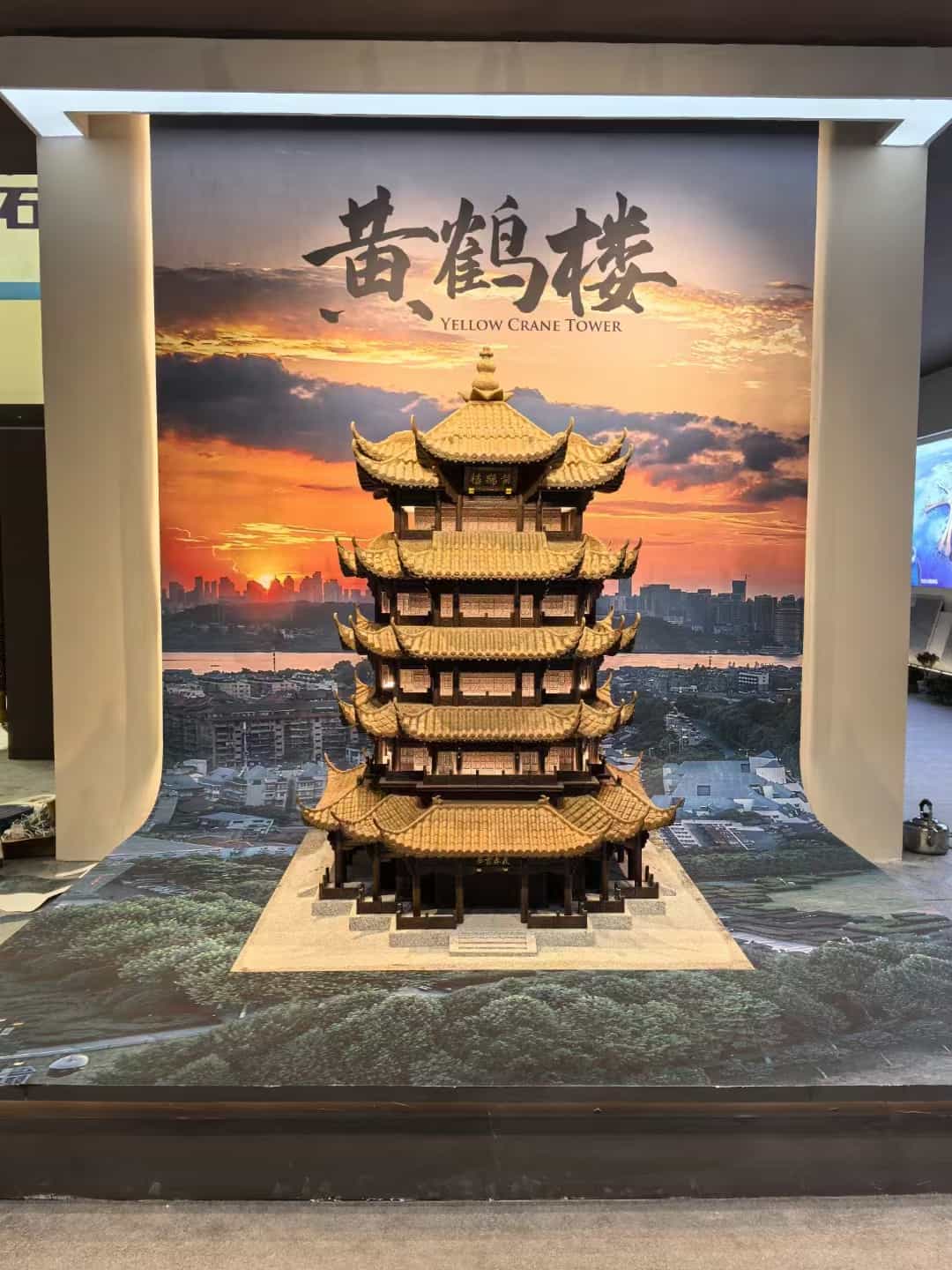 柳州仿古石文创作品-黄鹤楼