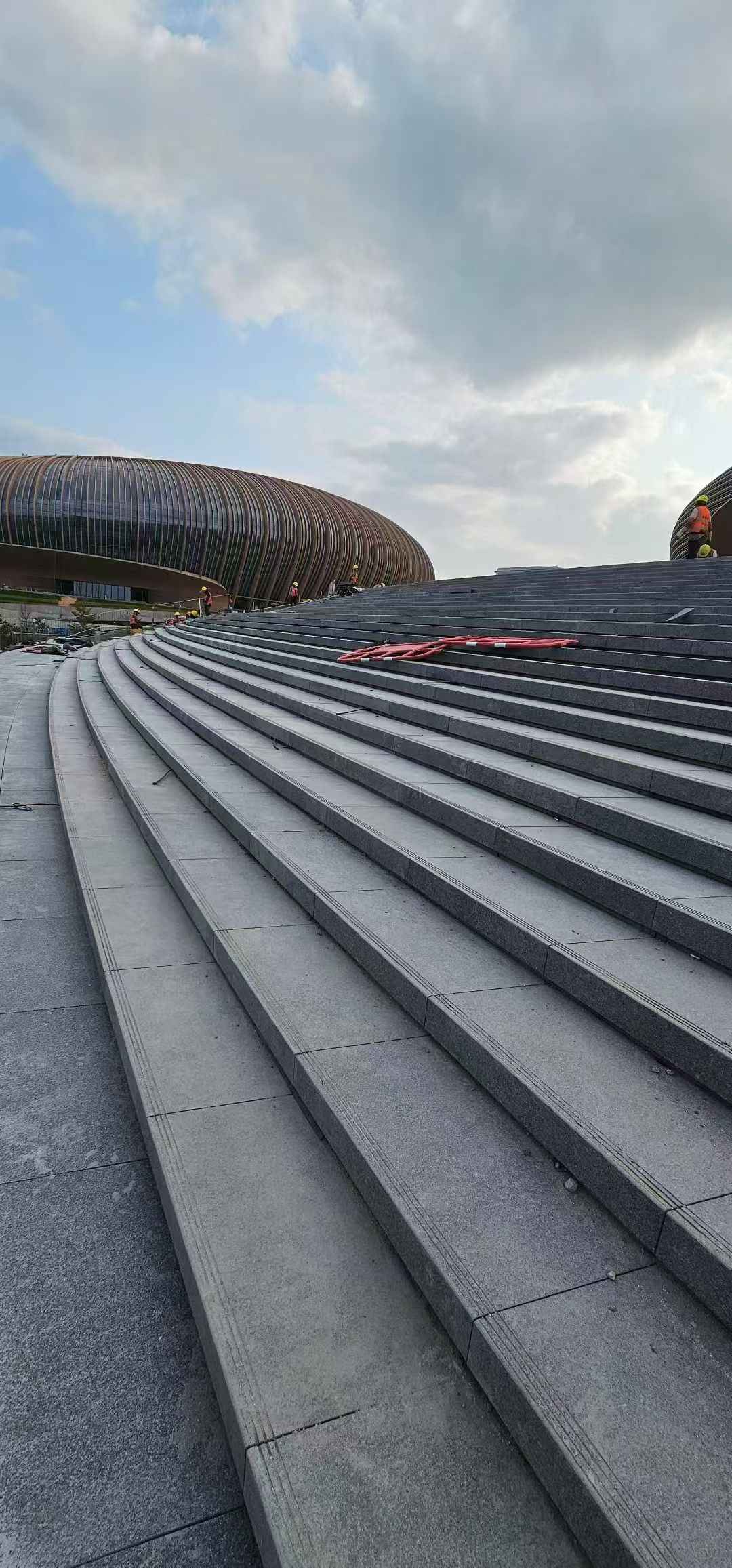 柳州 弧形整石台阶铺装效果图