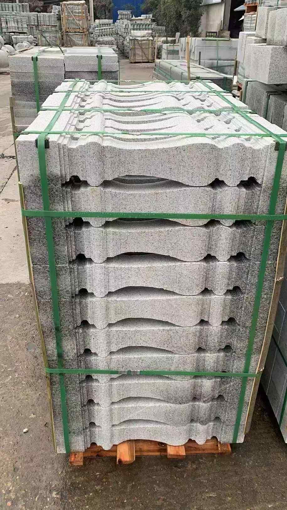 柳州 芝麻白方形拉丝面，栏杆花瓶柱