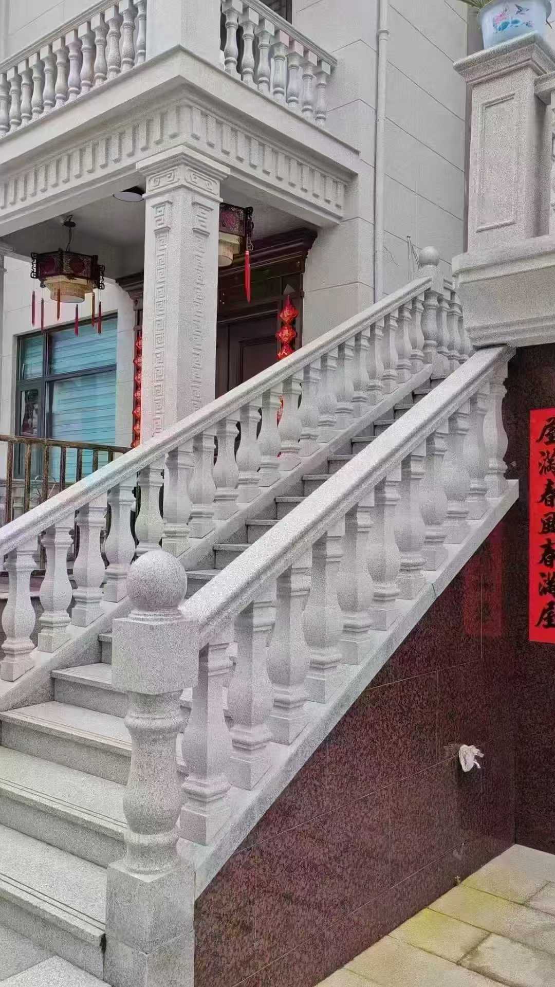 柳州 天然石材 阳台庭院护栏、栏杆